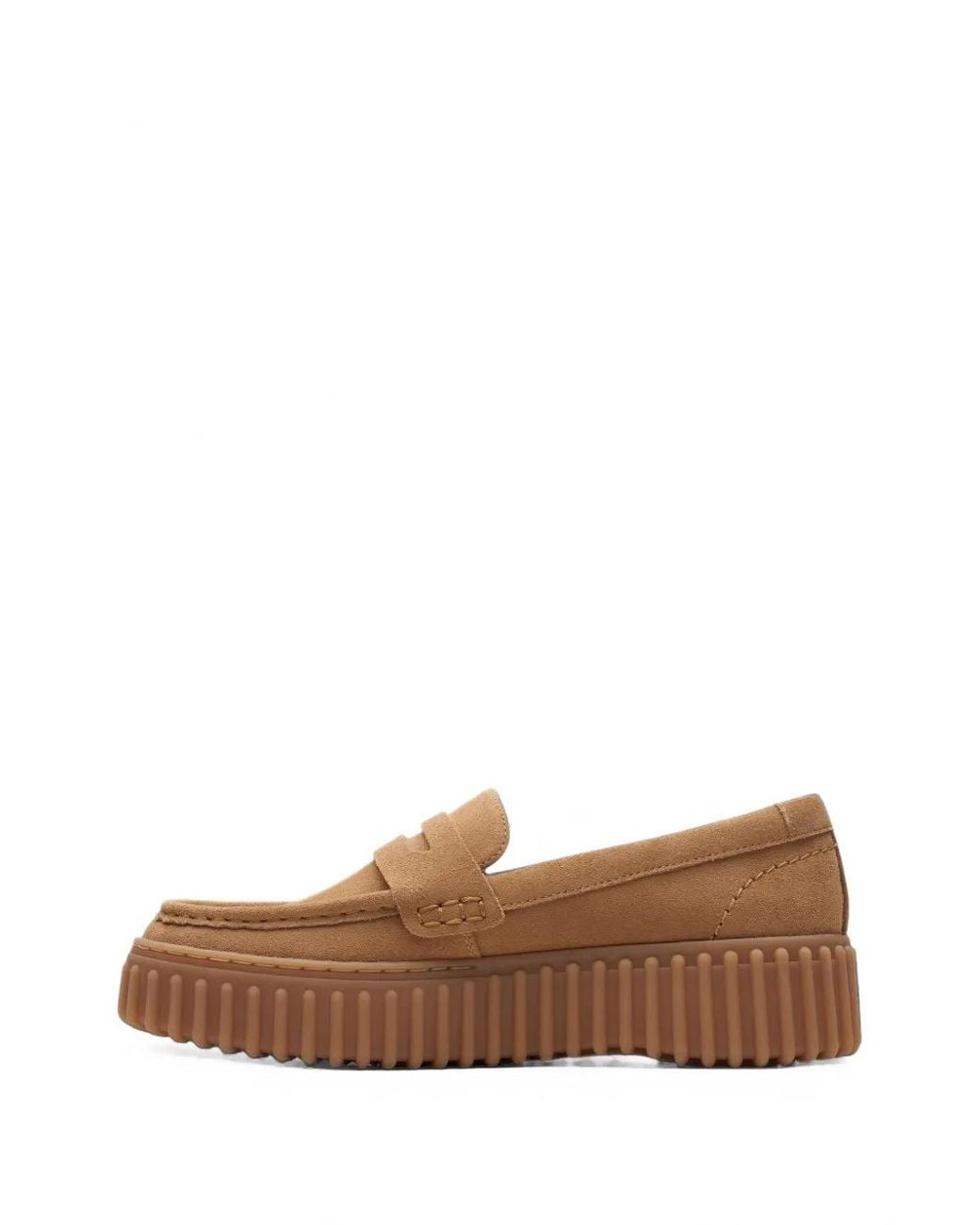 Clarks Brown Torhill Penny Loafers