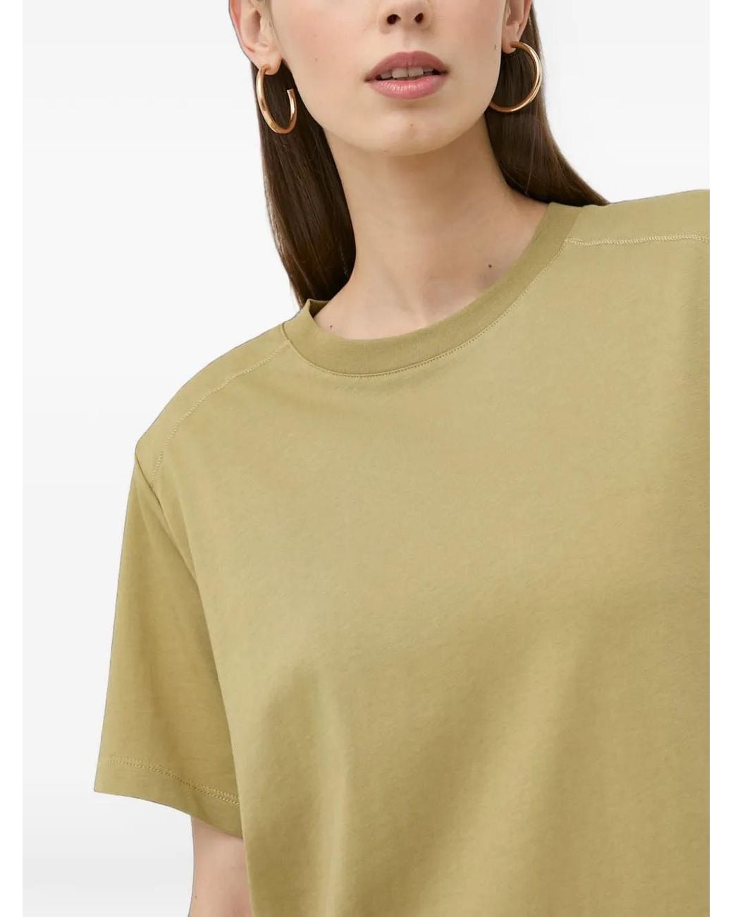 Notes Du Nord Green Short-Sleeve Mini Dress