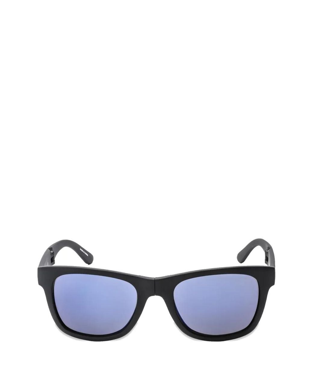 Lacoste Blue Foldable Rectangle-Frame Sunglasses for men