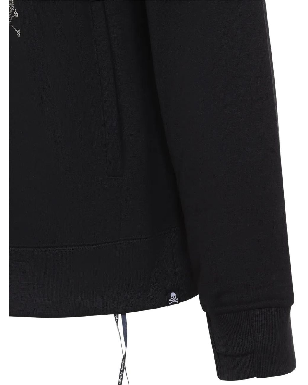 Mastermind Japan Black Rhinestone-Embellished Skull-Motif Sweatshirt for men