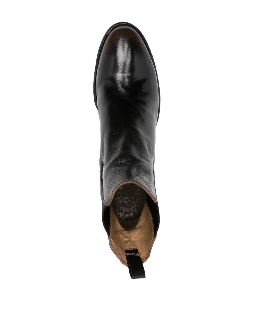 Officine Creative Black Denner 114 55Mm Chelsea Boots