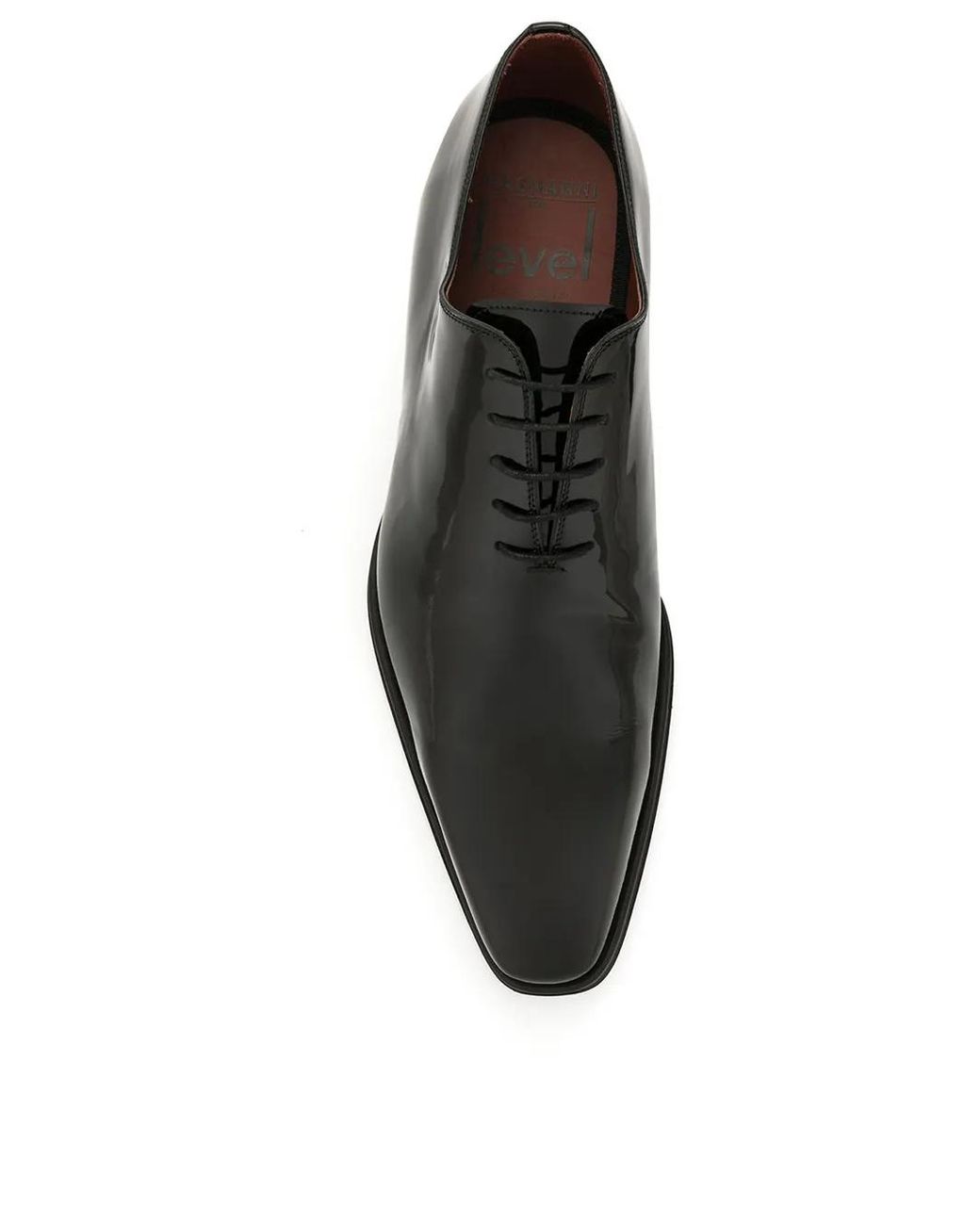Magnanni Shoes Black Pointed Lace-Up Shoes for men