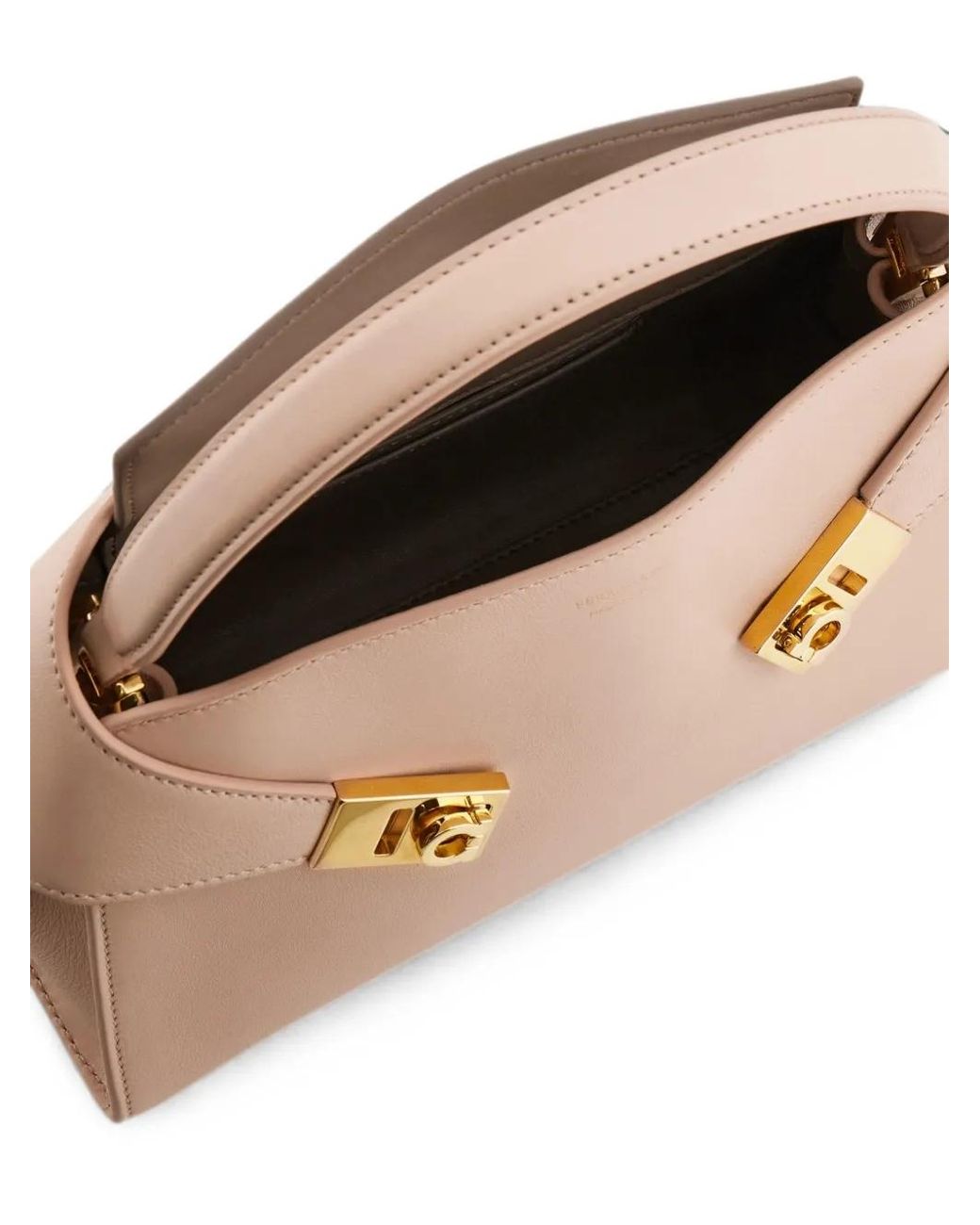 Ferragamo Natural Hug Soft Bicolor Handbag Xs