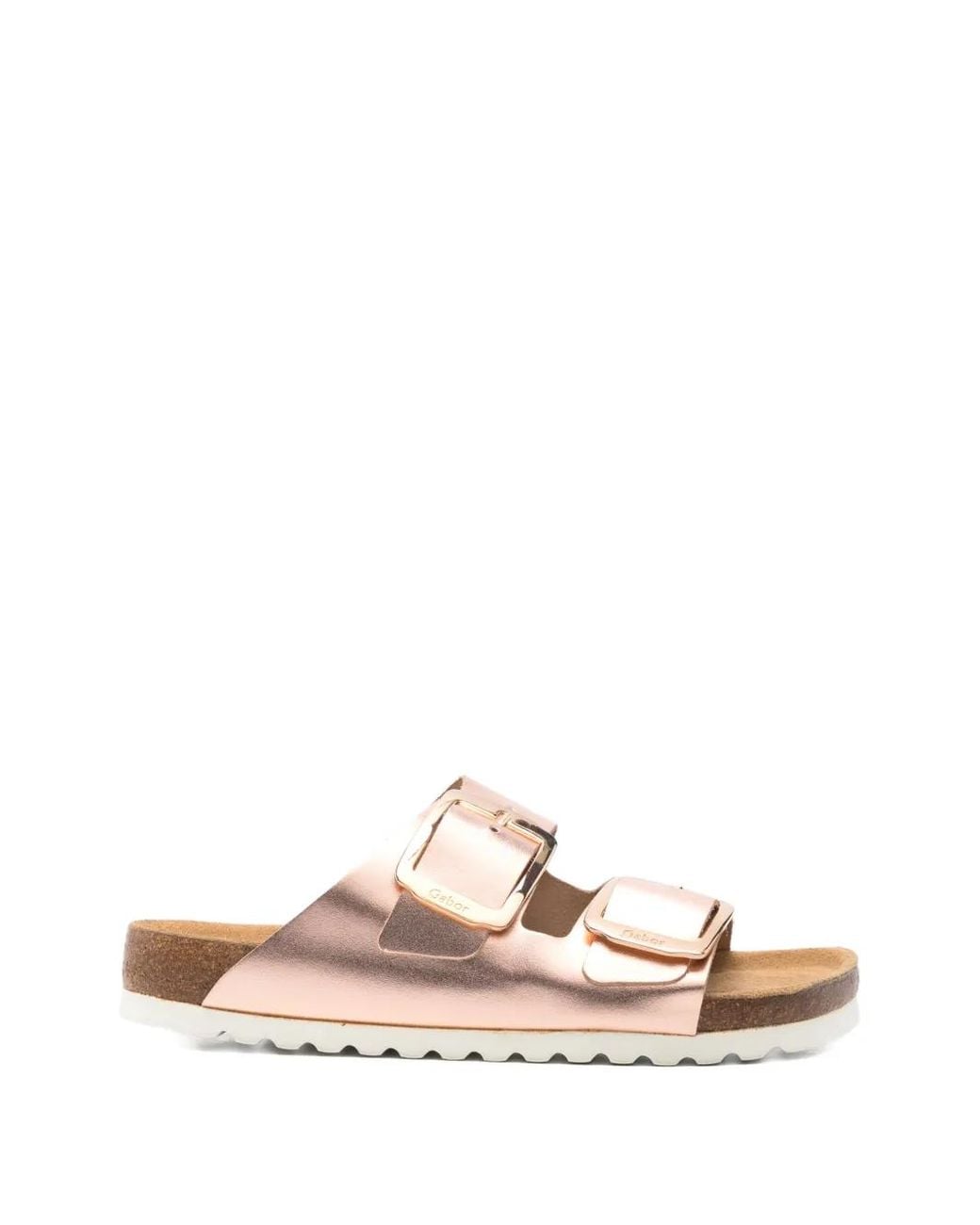 Gabor Pink Buckle Sandals