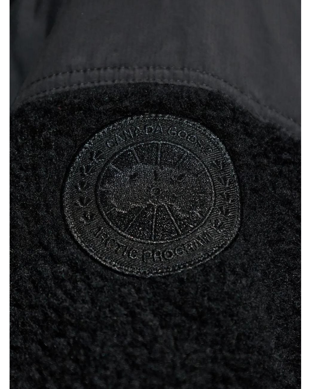 Canada Goose Blue Wool Blend Reversible Bomber Jacket for men