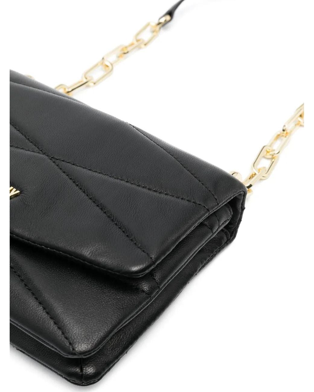 Borsa A Tracolla Trapuntata di DKNY in Black