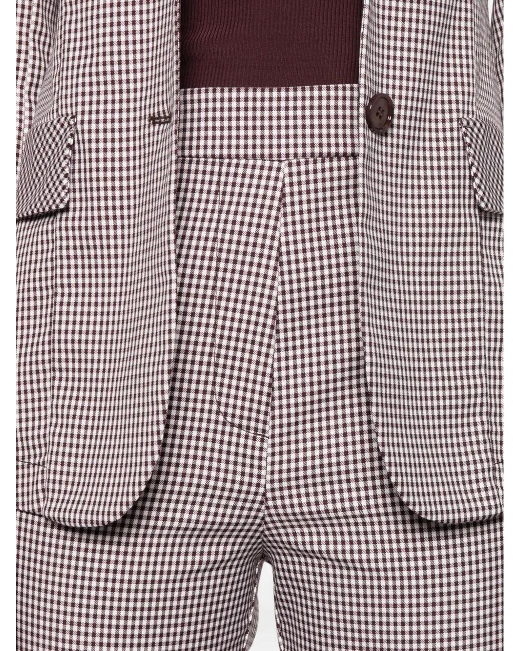 Carla G Gray Checked Trousers
