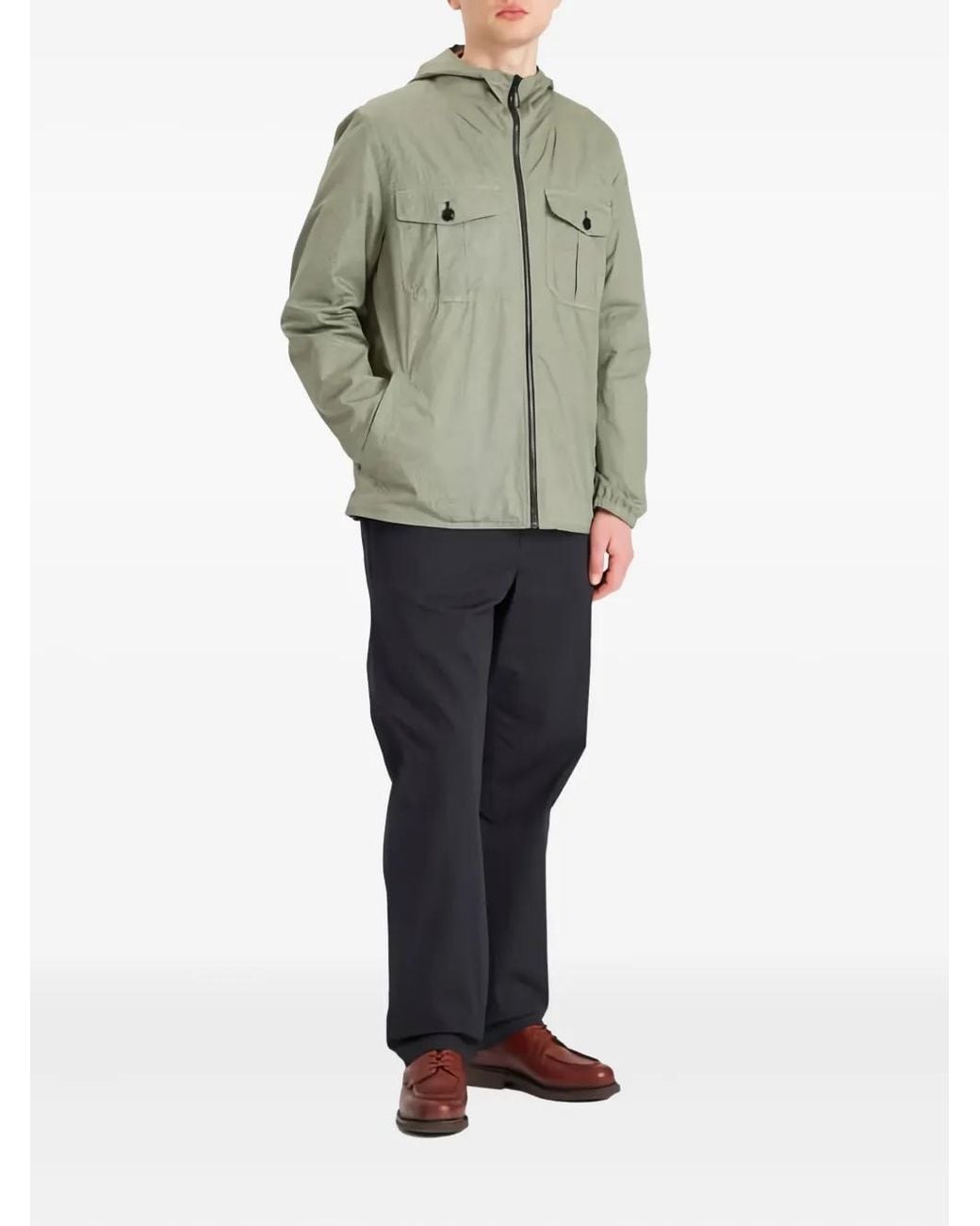 Paul Smith Green Hooded Pocket Jacket for men