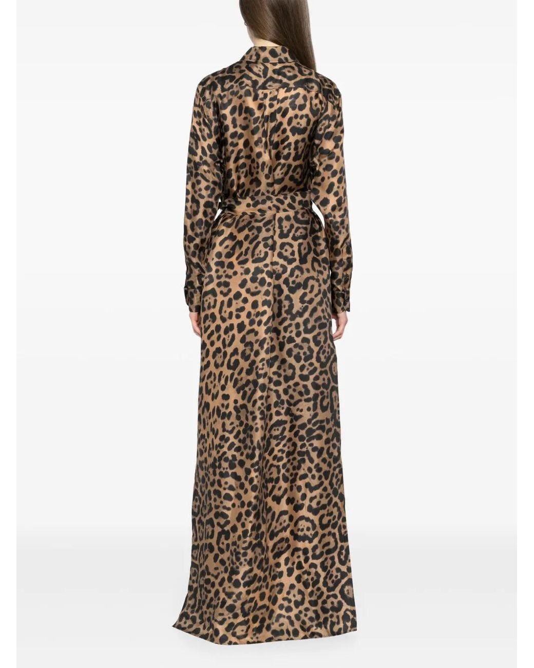 Tom Ford Natural Leopard-Print Dress