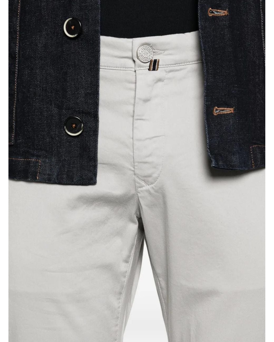 Pantalones Con Parche Del Logo Jacob Cohen de hombre de color White