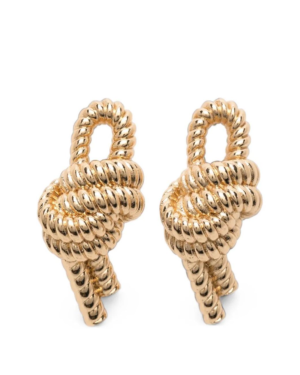 Rabanne Metallic Marine Knot Earrings