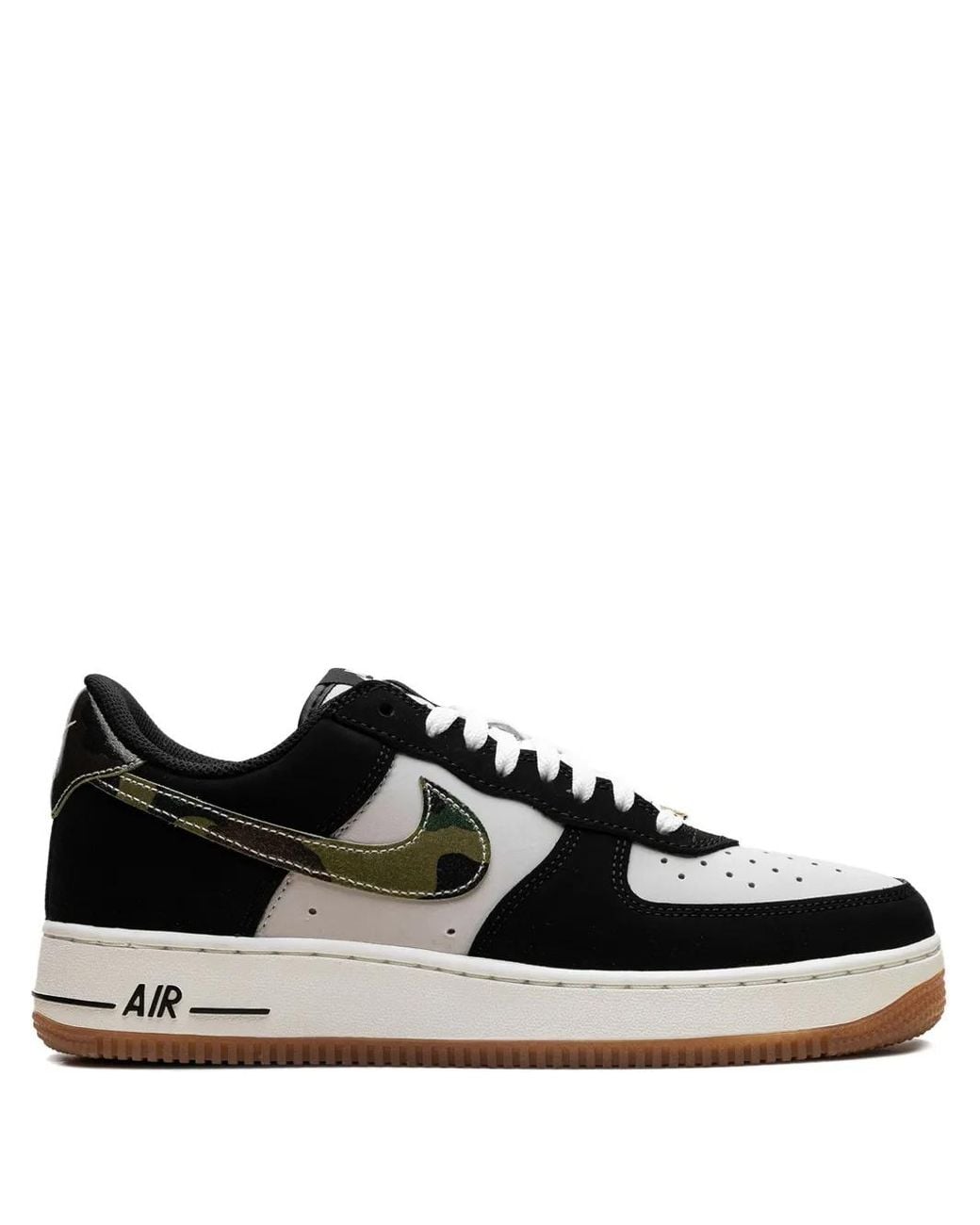 Nike Air Force 1 Low Sneakers White / Black / Gum Med Brown for men