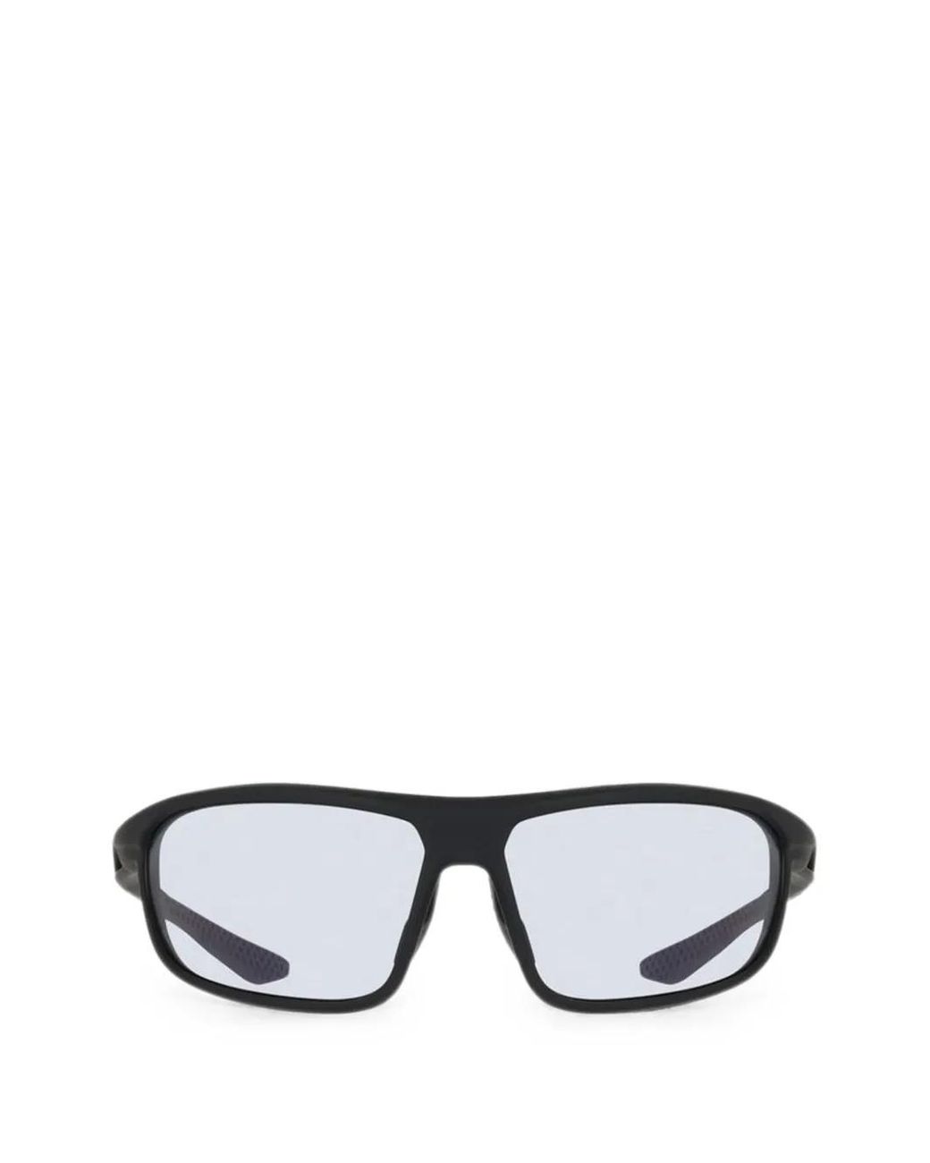Nike Black Windtrack Run Rectangle-Frame Sunglasses for men