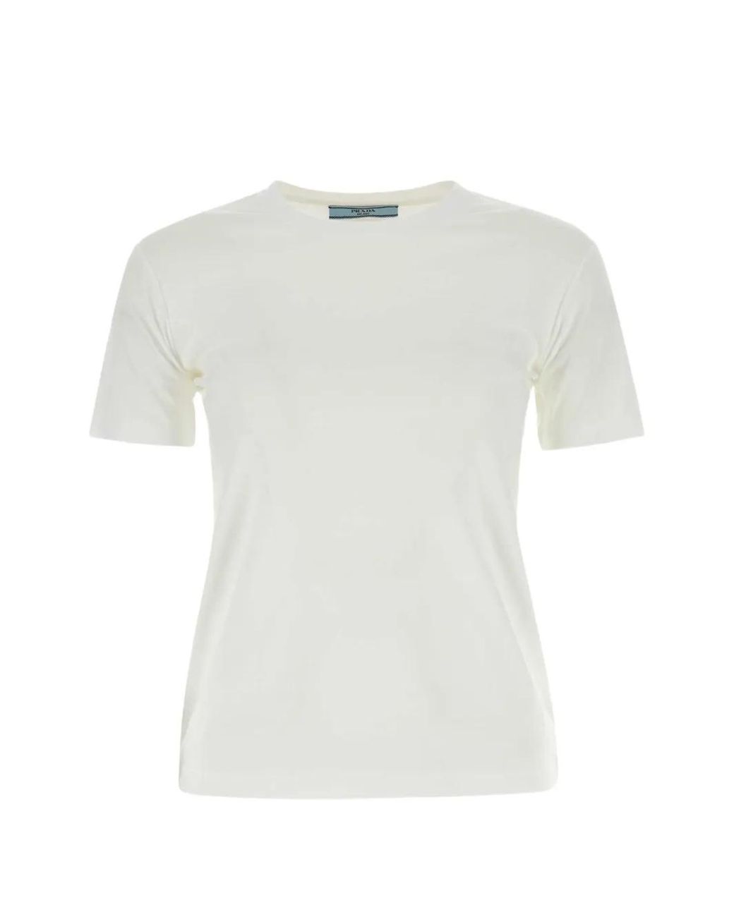 Prada White Cotton T-Shirt
