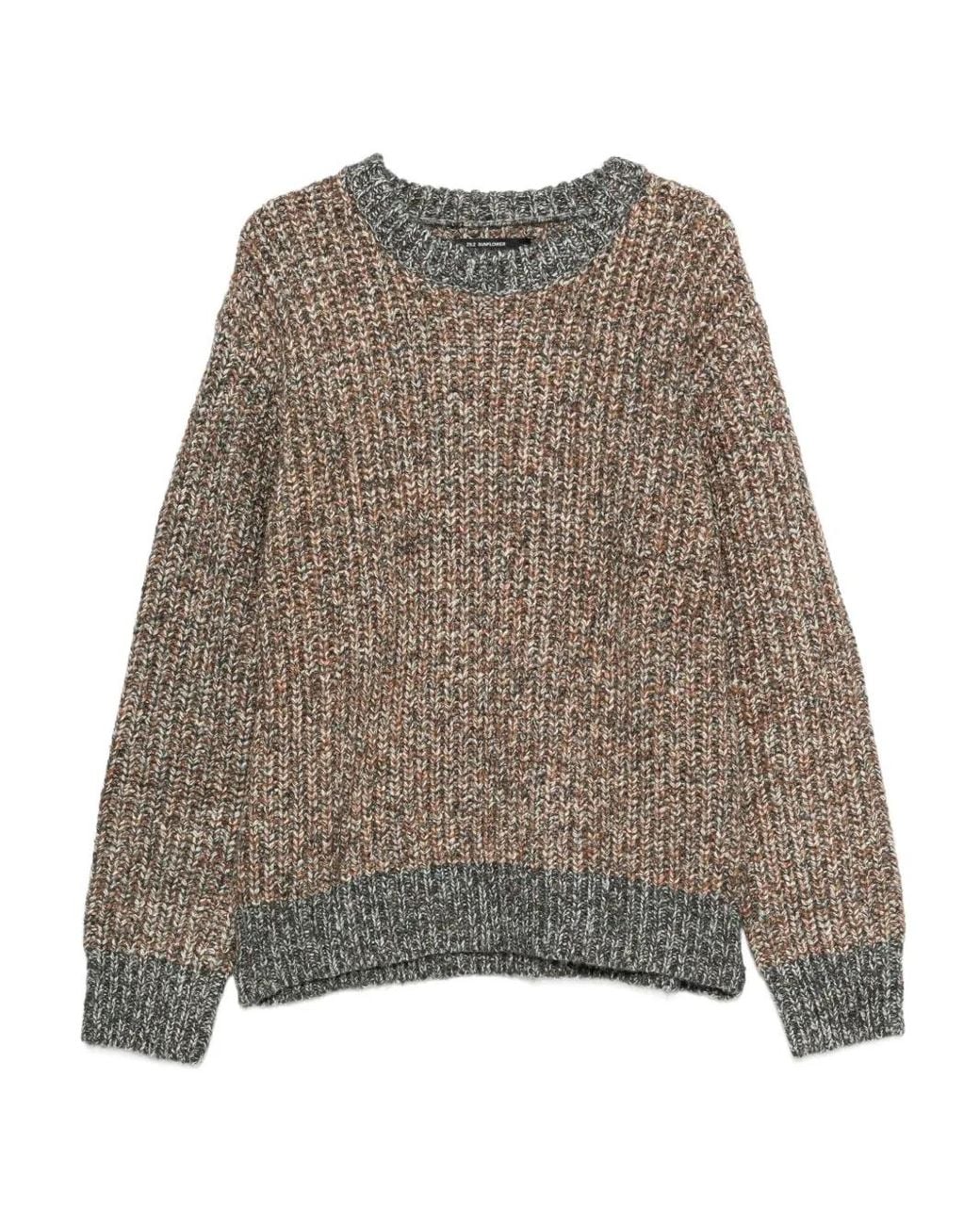 Song For The Mute Brown Crew-Neck Sweater for men