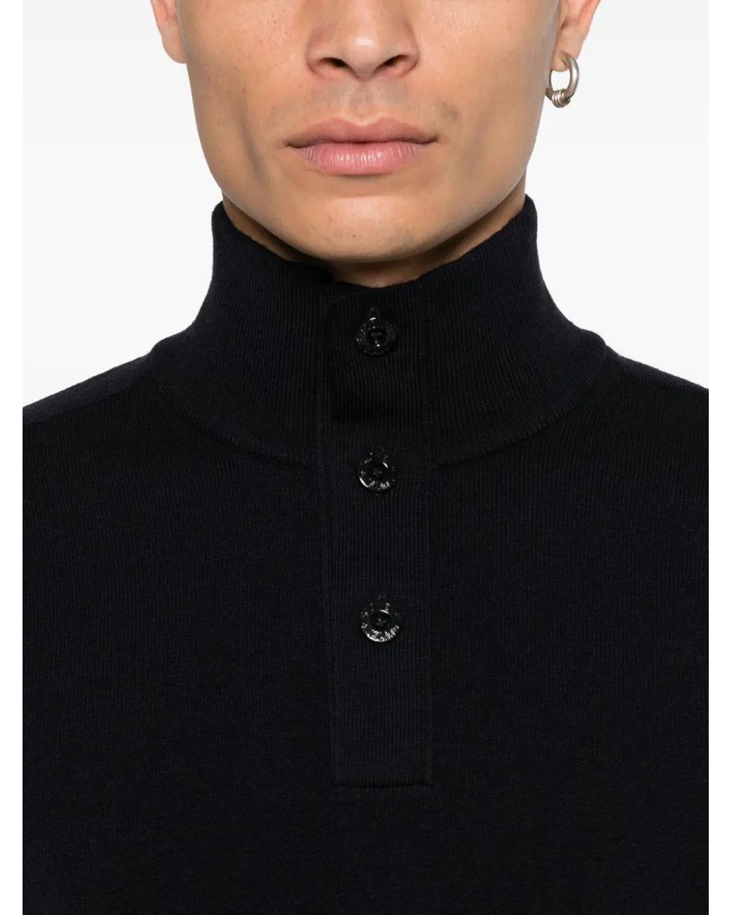 Stone Island Black Sweater for men