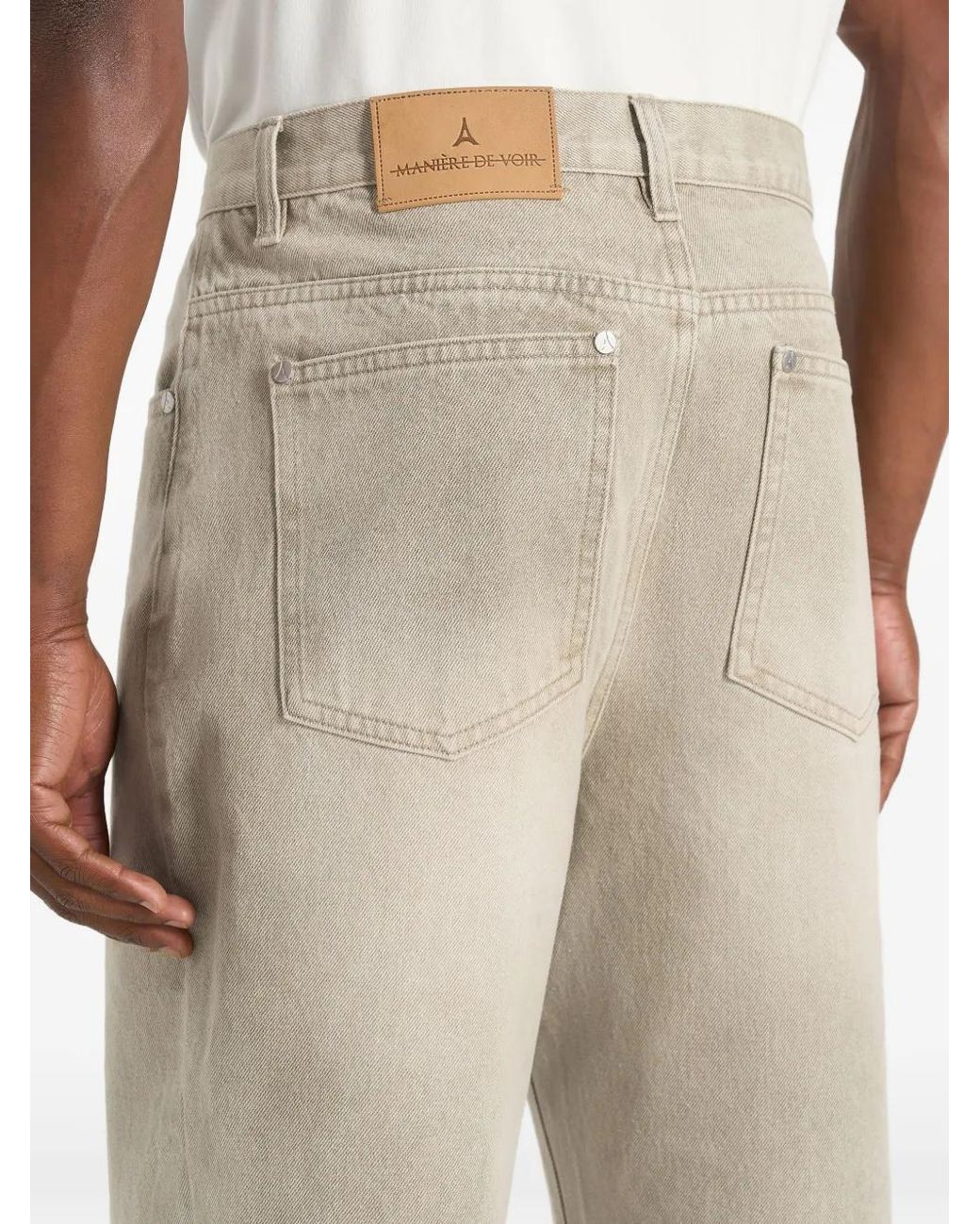 Manière De Voir Natural Dn002 Relaxed-Fit Denim Jeans for men