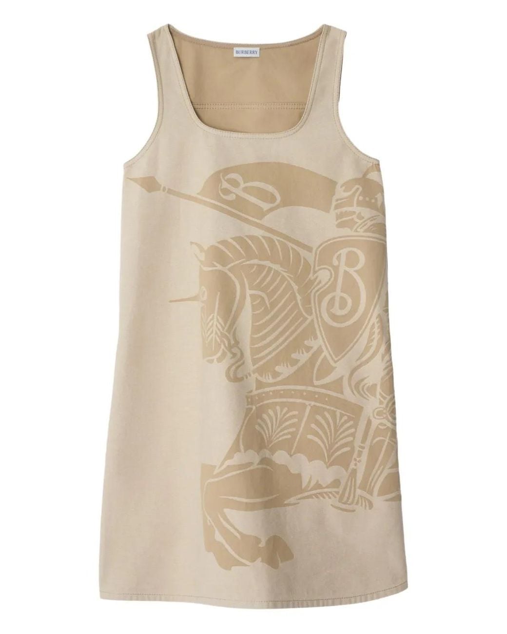 Burberry Natural Denim Ekd Mini Dress