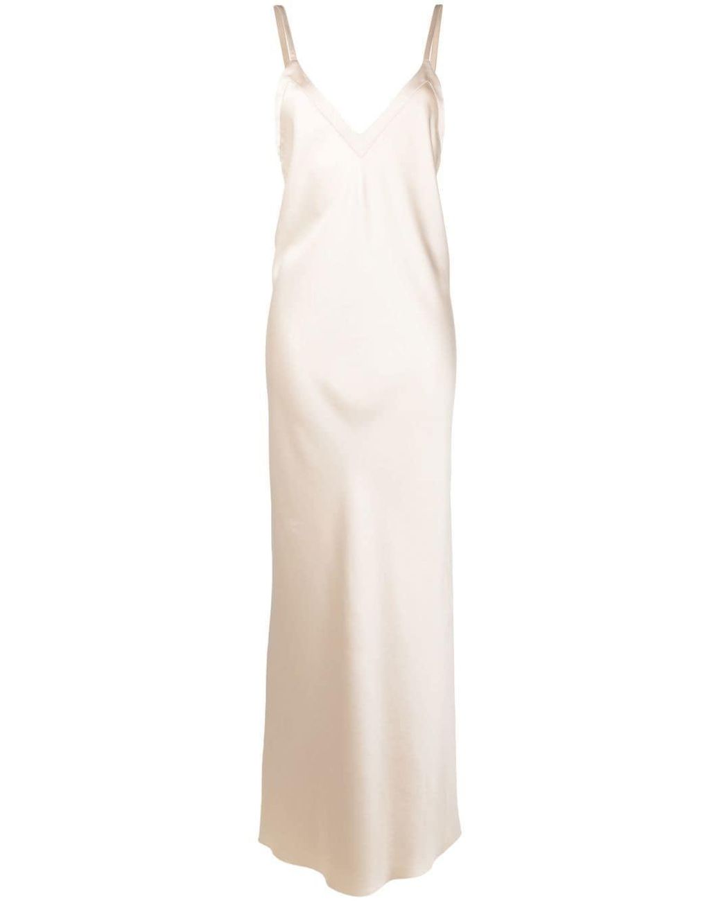オールインワン・サロペット Blanca Vita Beige Maxi Dress With Classic Collar And Blanca Vita Beige Maxi Dress With Scoop Neckline | THE LIST