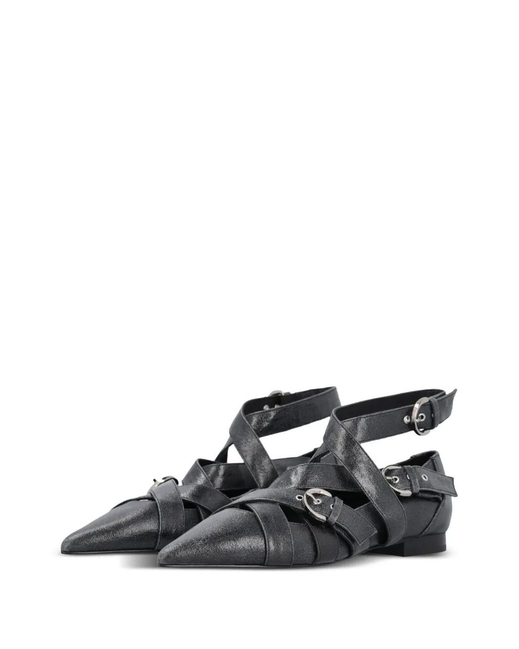 Pinko Black Flat Shoes