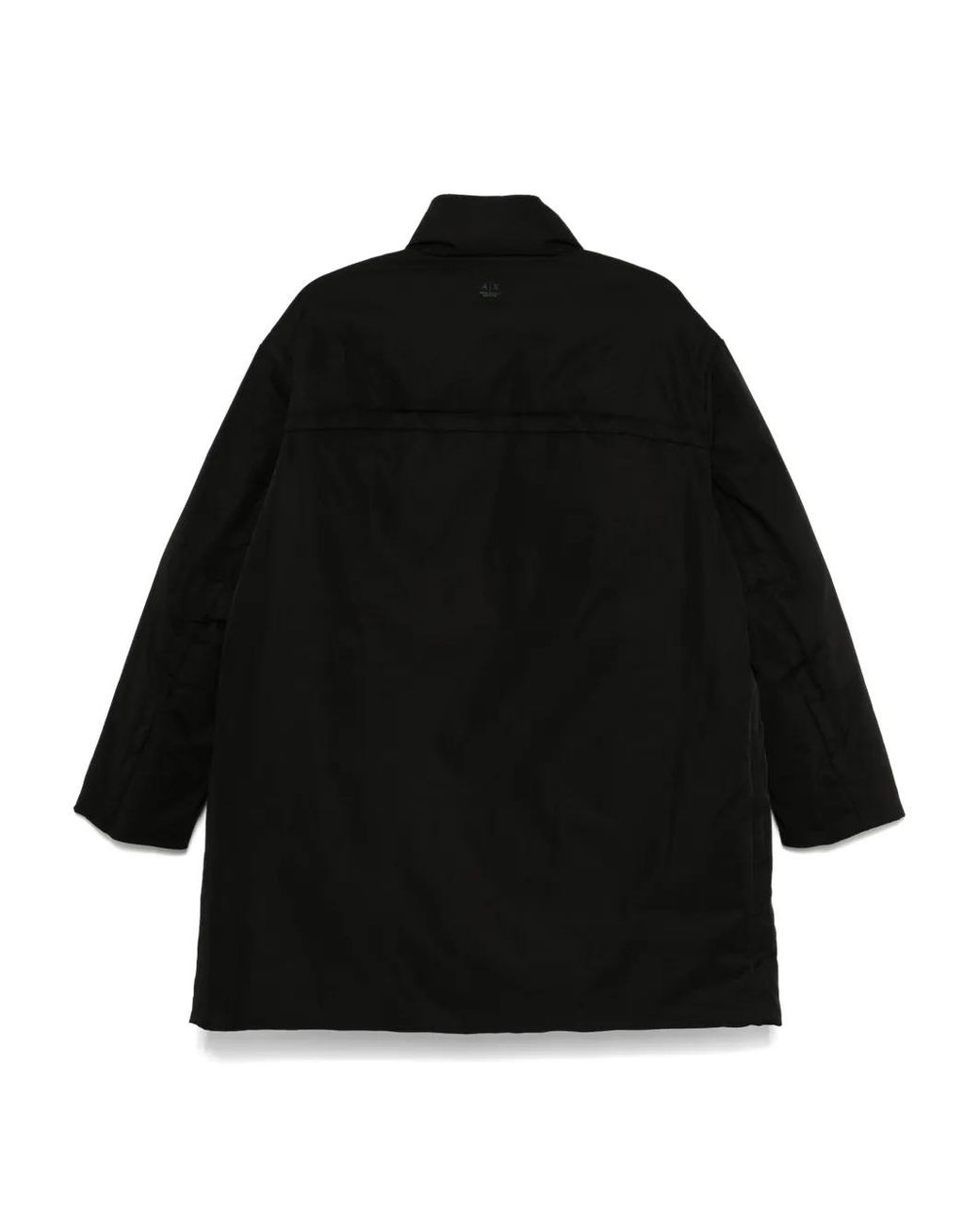 ARMANI EXCHANGE Black Padded Coat for men