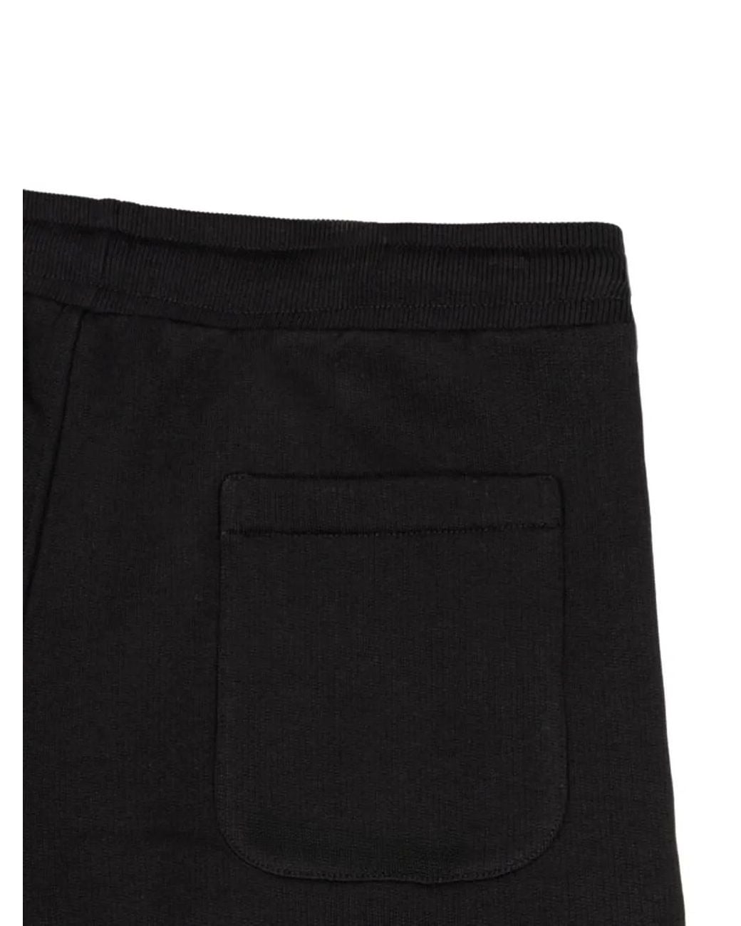 AMI Black Drawstring Track Pants for men