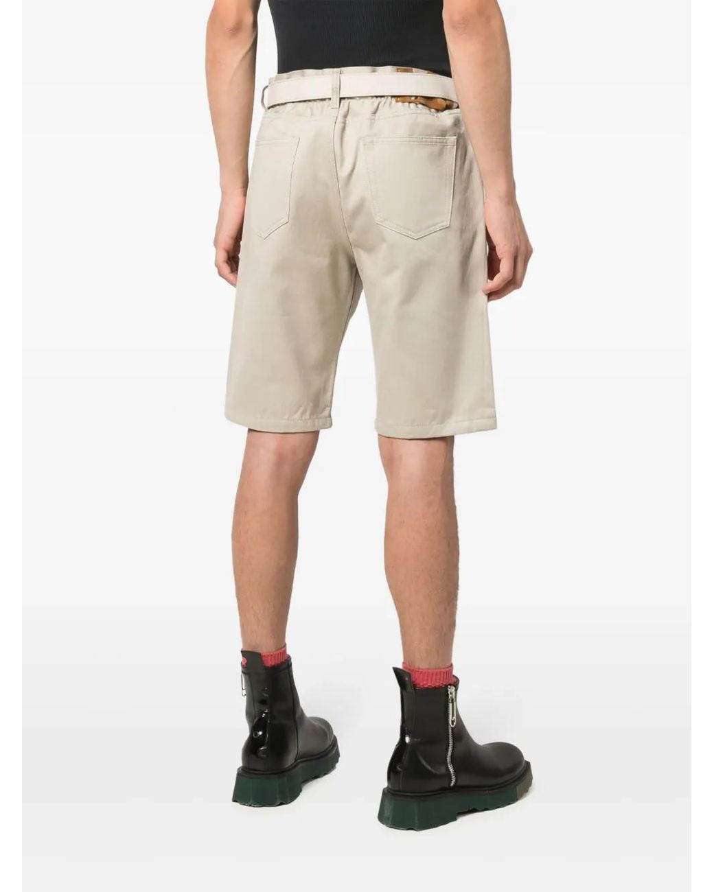 Bermudas Con Cinturón Off-White c/o Virgil Abloh de hombre de color Natural