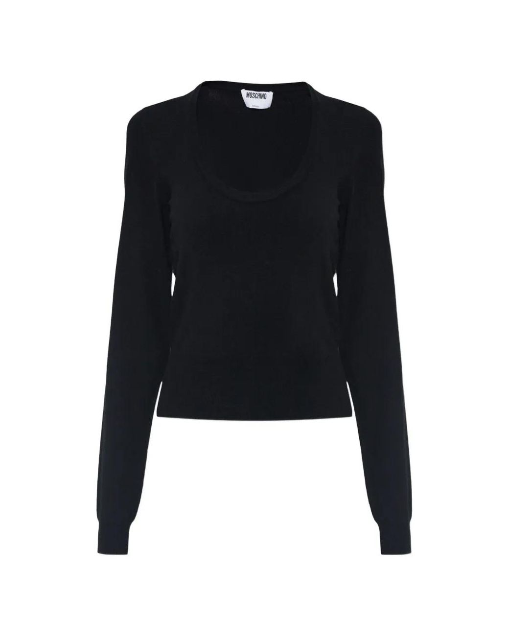 Moschino Blue Long-Sleeve Sweatshirt