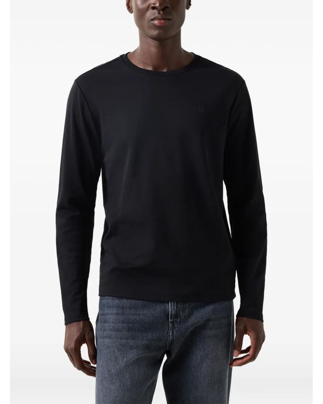 Bogner Blue Arvid Long-Sleeve T-Shirt for men