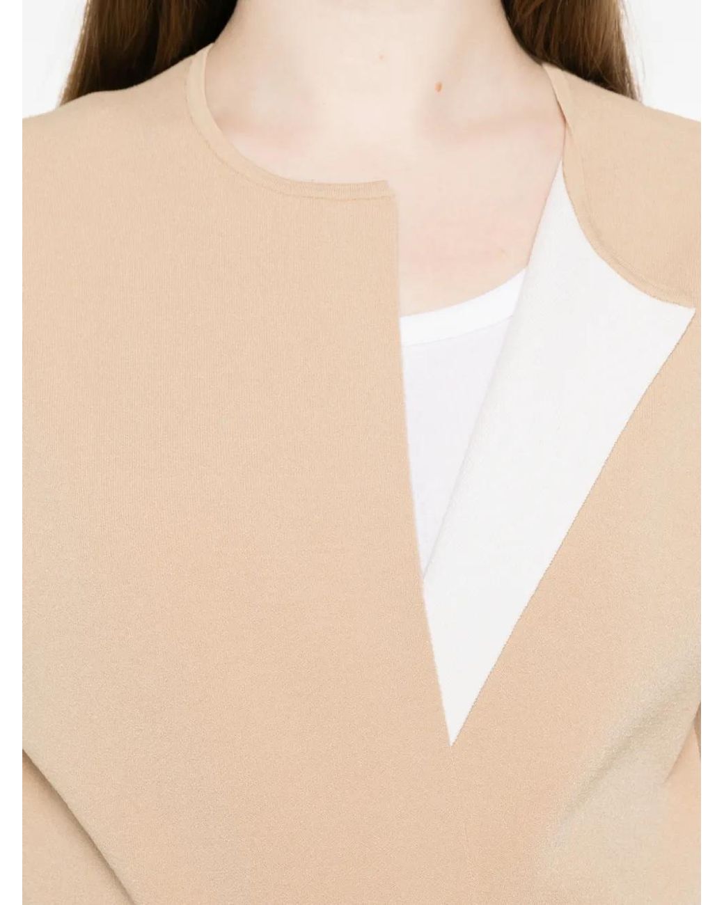 Kangra White Belted Coat