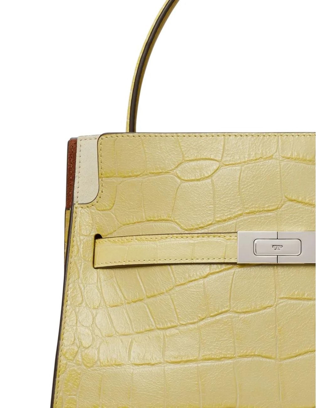 Tory Burch Metallic Small Lee Radziwill Embossed Double Bag