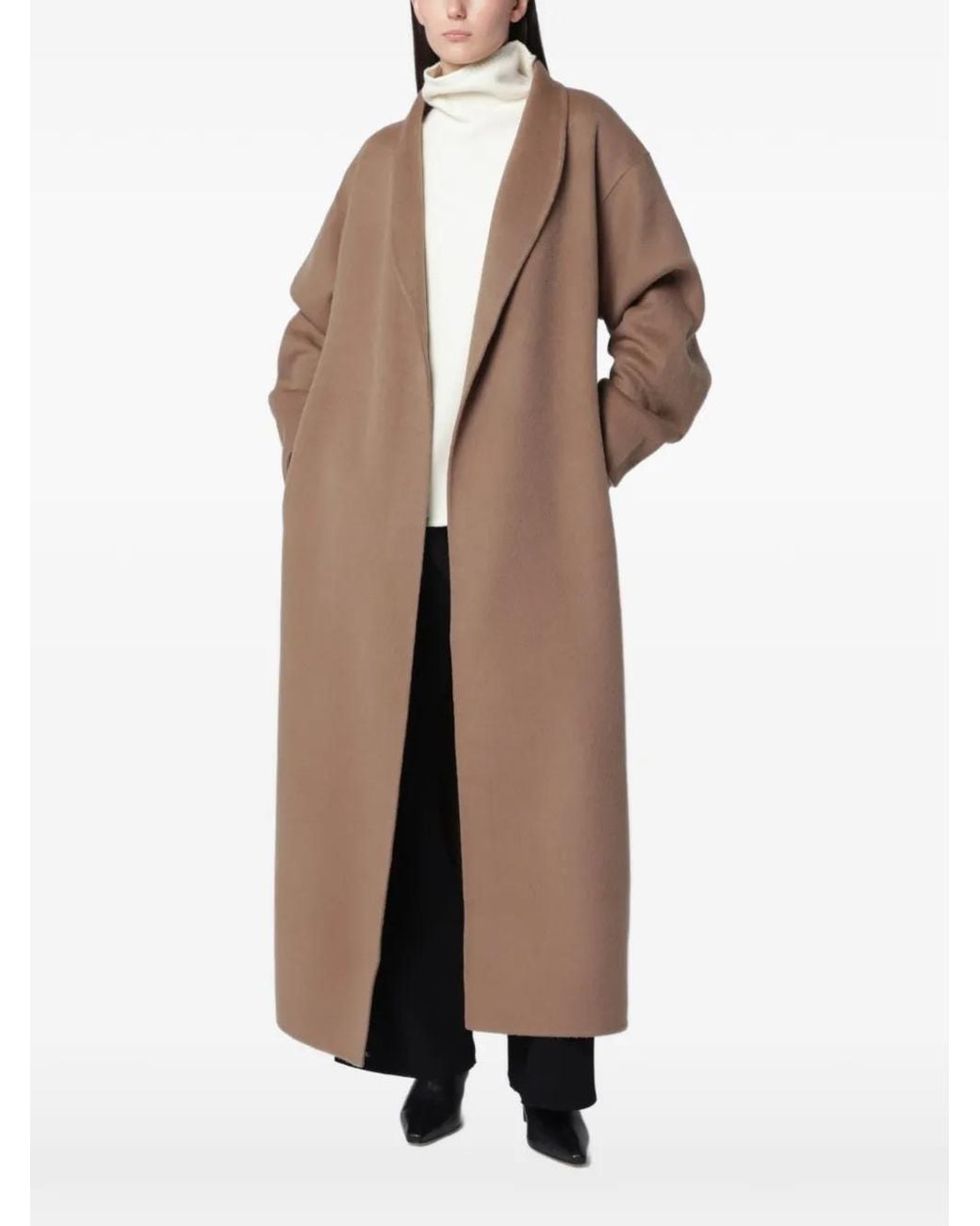 Almada Label Natural Mara Belted Coat