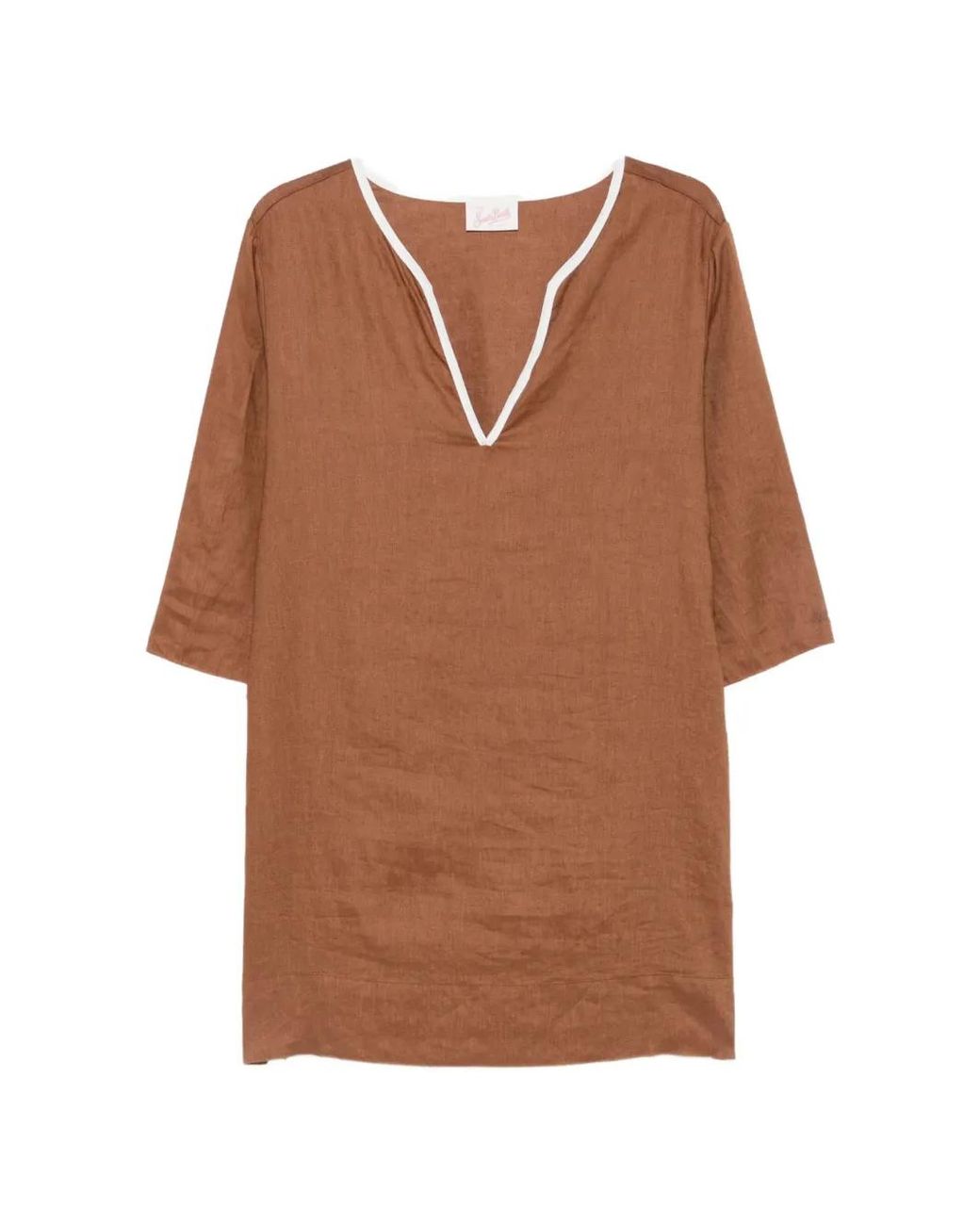 Mc2 Saint Barth White Sereia Mini Dress