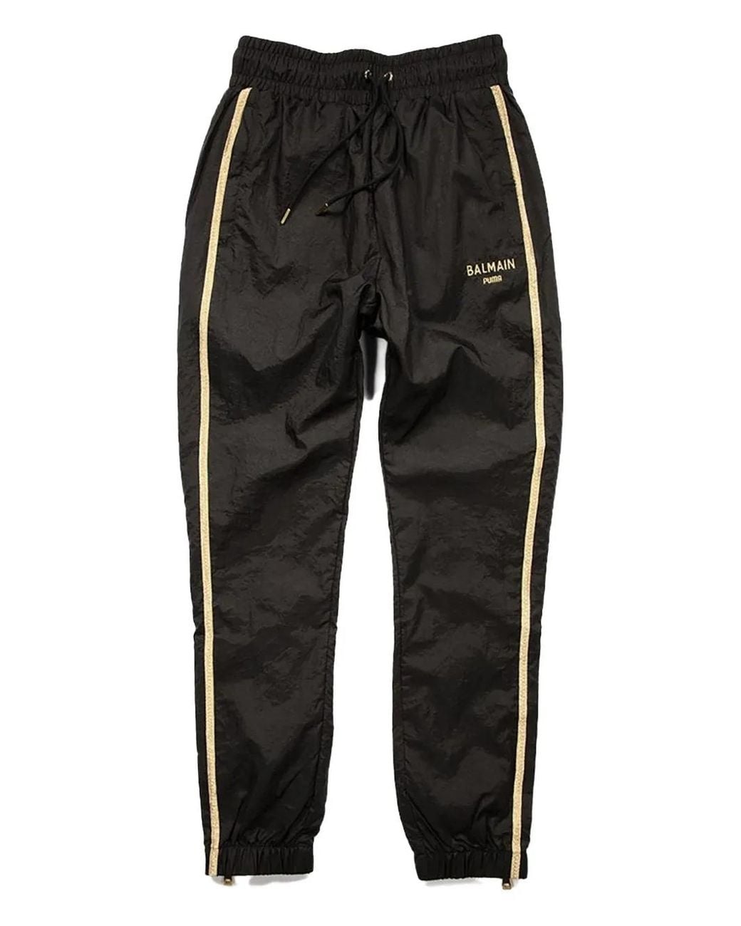 PUMA X Balmain Trainingsbroek Met Zijstreep in het Black voor heren