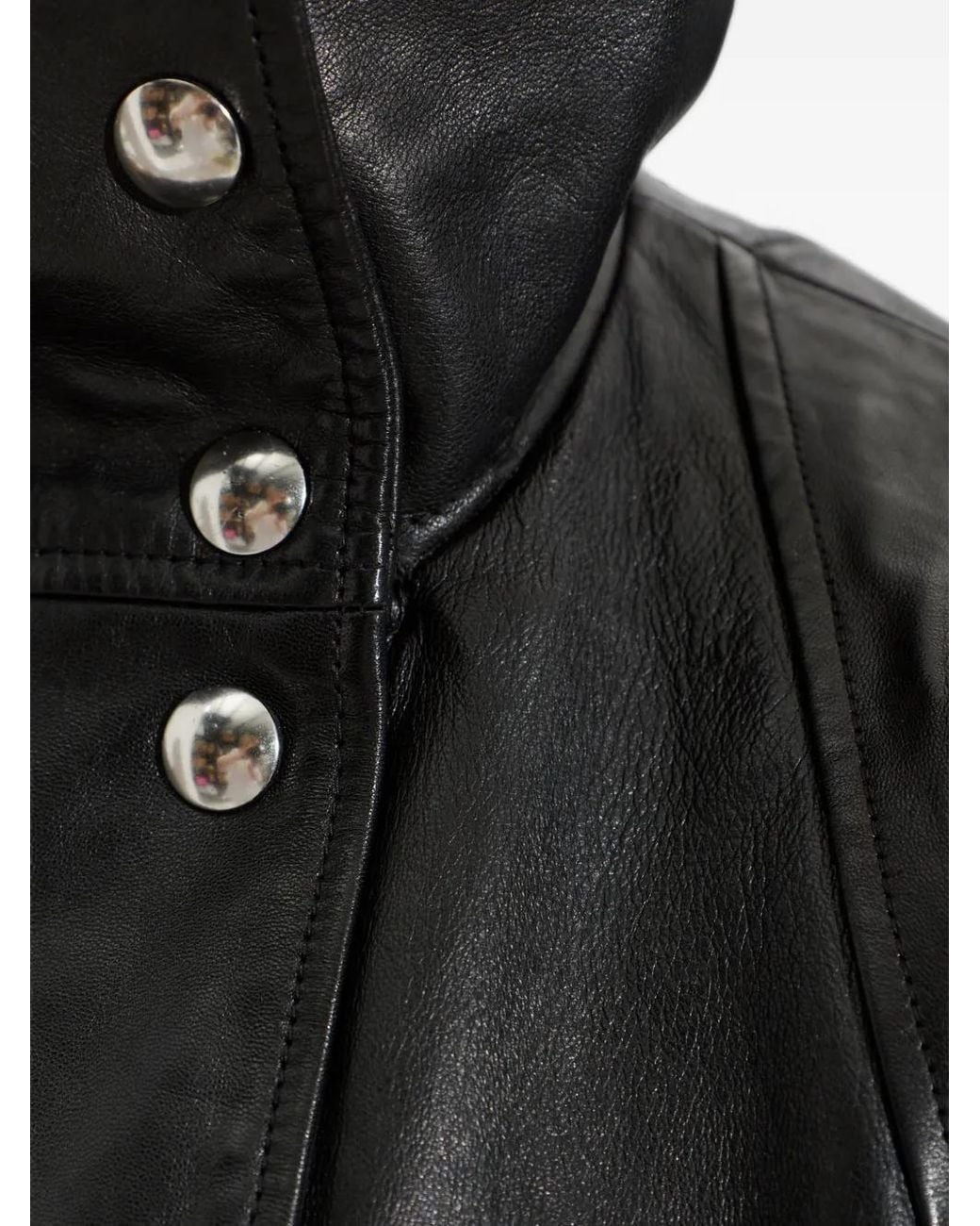 IRO Black Rubis Leather Jacket