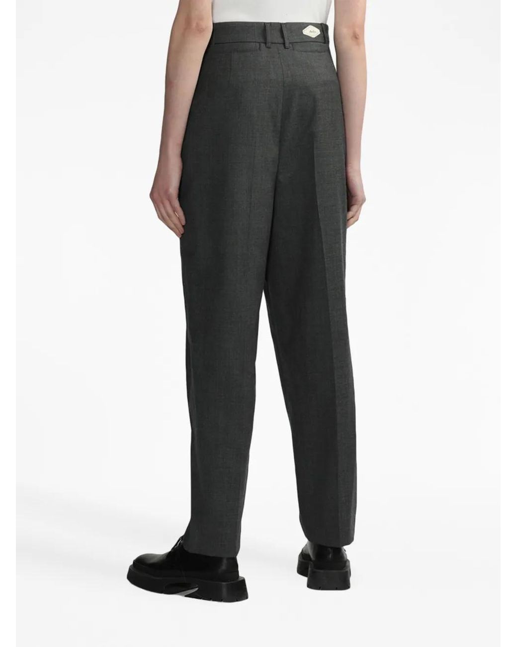 Adererror Gray Fran Wool Tailored Trousers