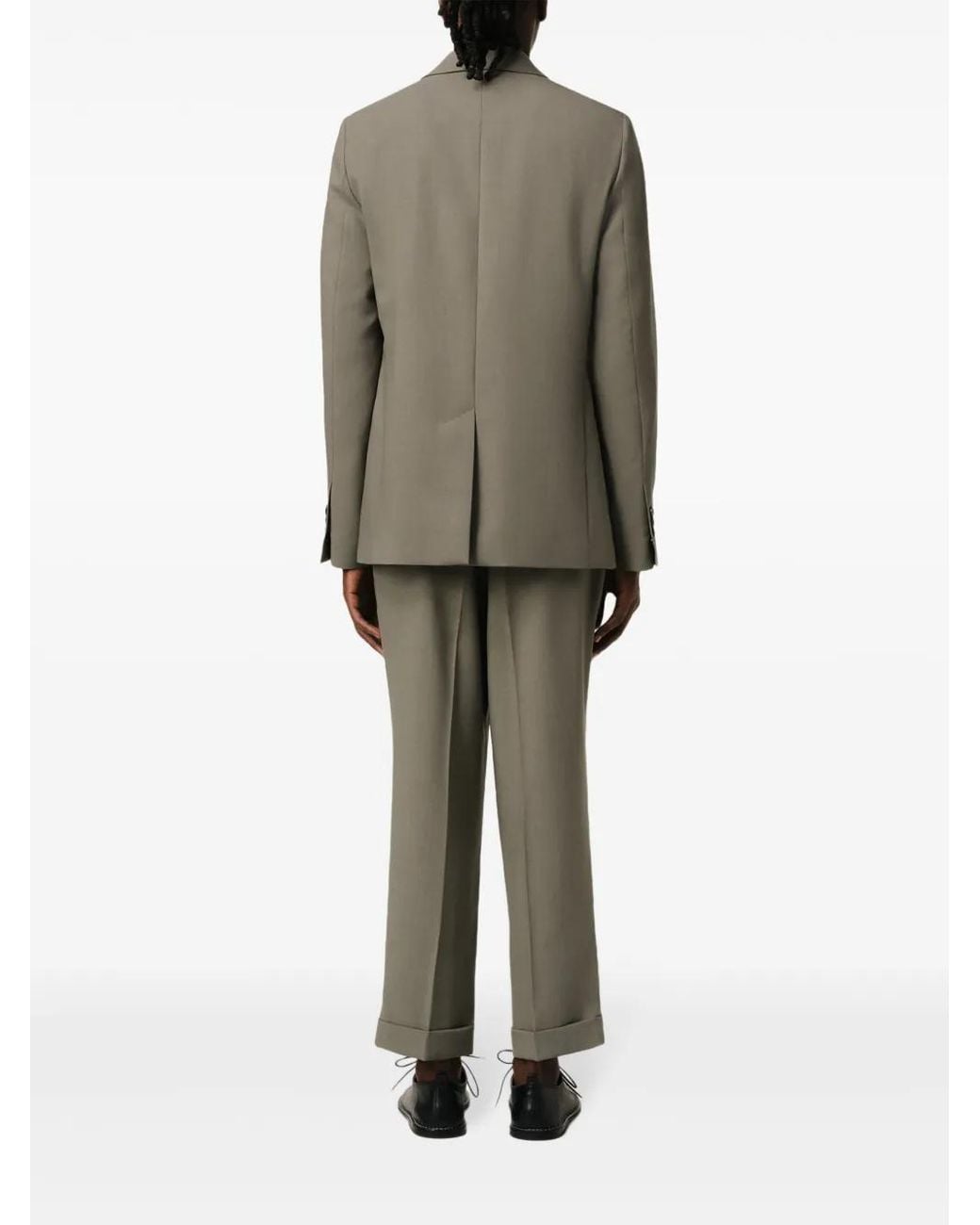 AMI Green Two Buttons Jacket for men