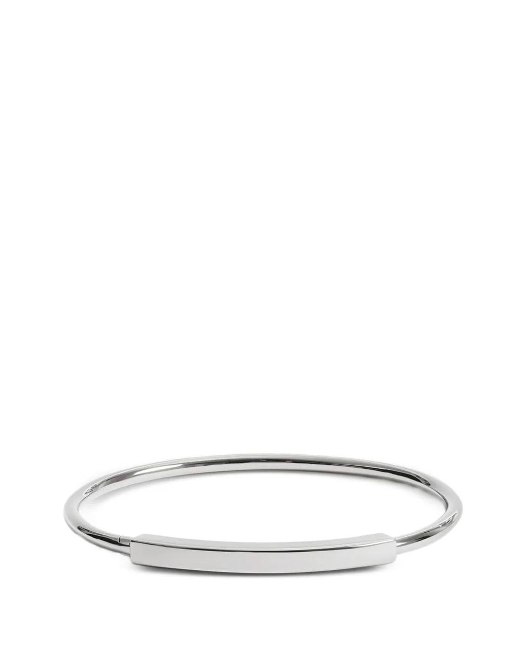 Monica Vinader White Mv Linear Bangle