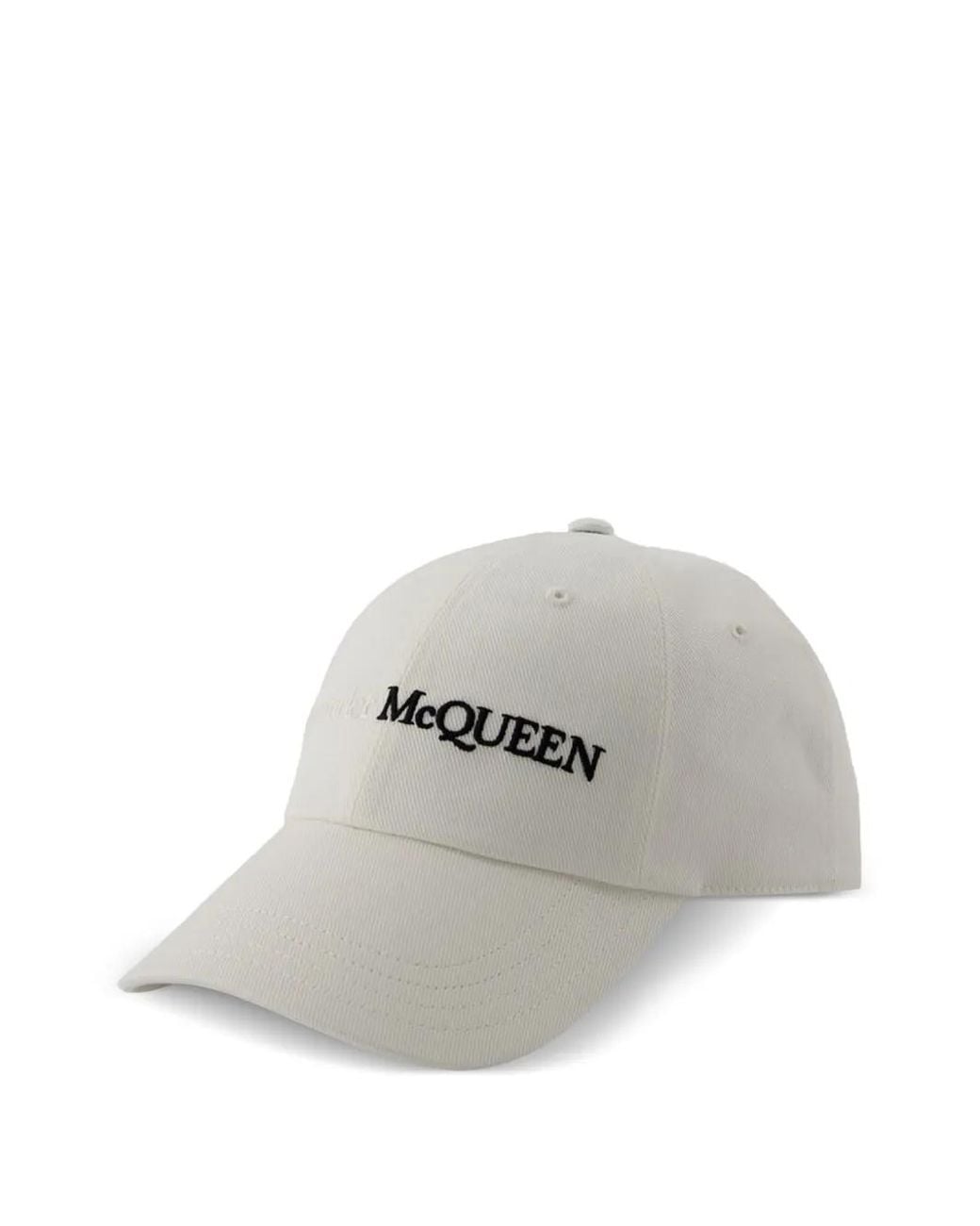 McQueen White Casquette Bic À Logo for men