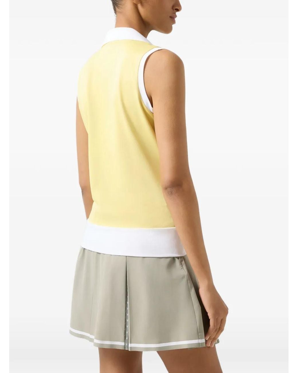Bogner Yellow Alysha V-Neck Tank Top