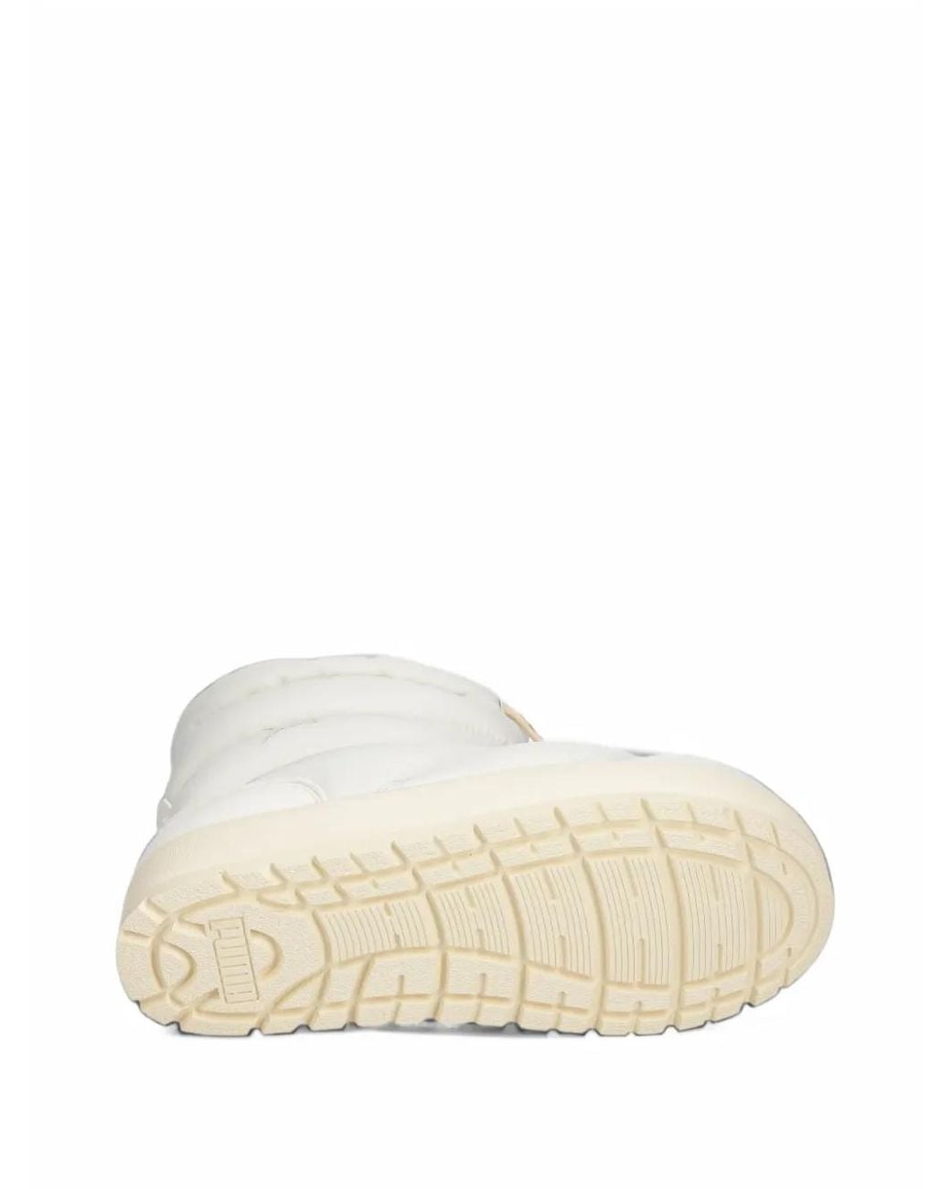 PUMA White Tuff Terra Quilted Drawstring Boots
