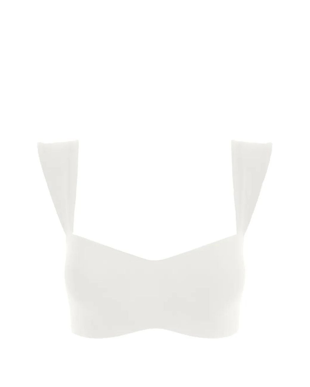 AMADAWEAR White Jaqueline Balconette Bra