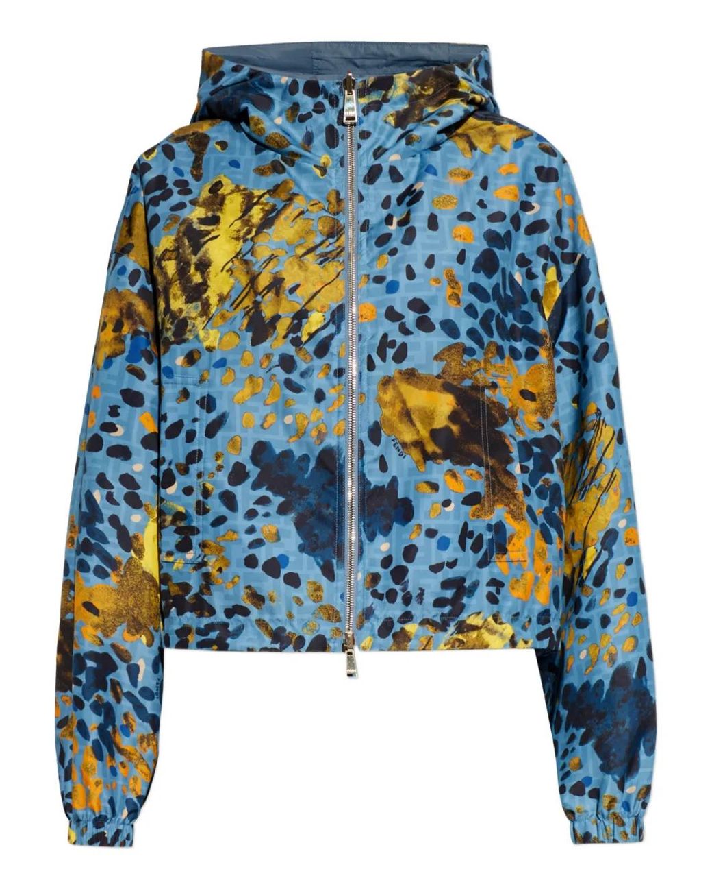 Veste Réversible À Patch Logo Fendi en coloris Blue