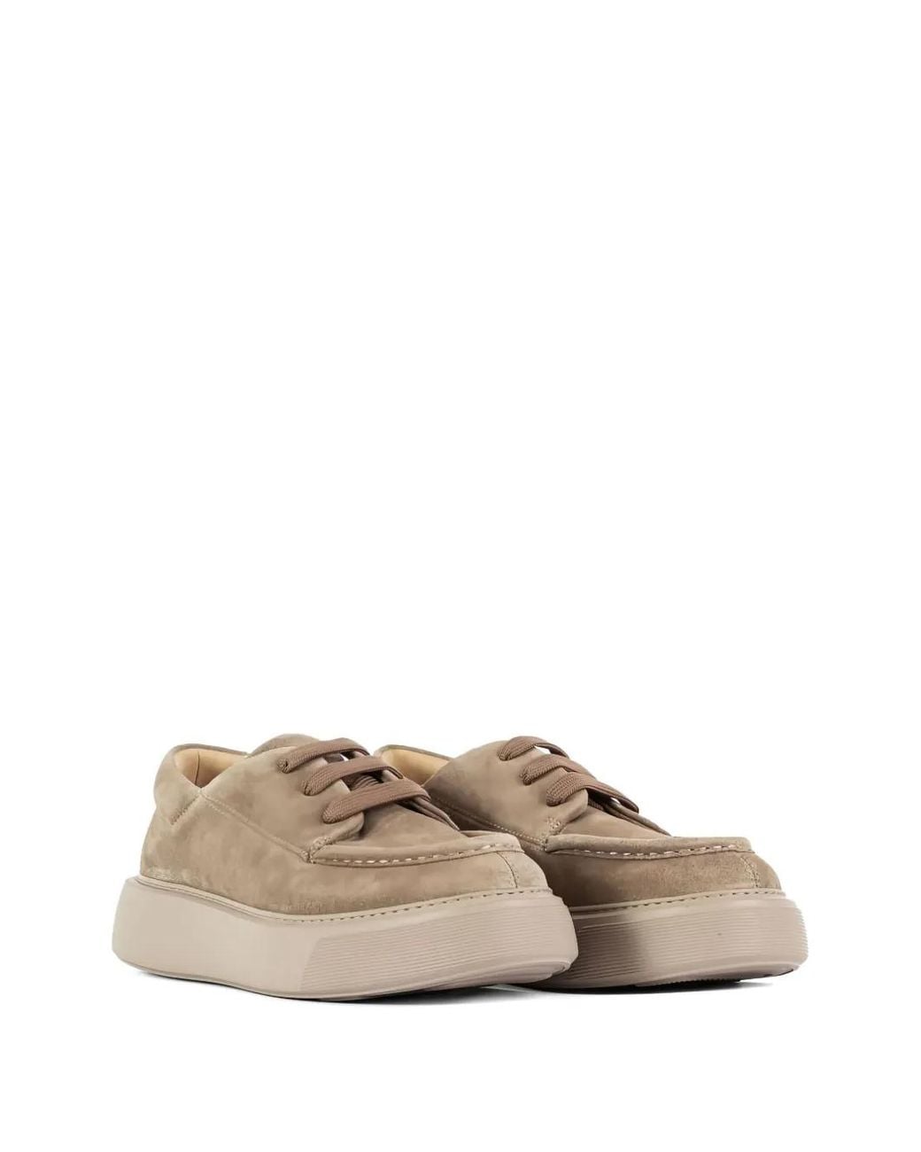 Referenc Natural Tahoe Calf Suede Sneakers for men