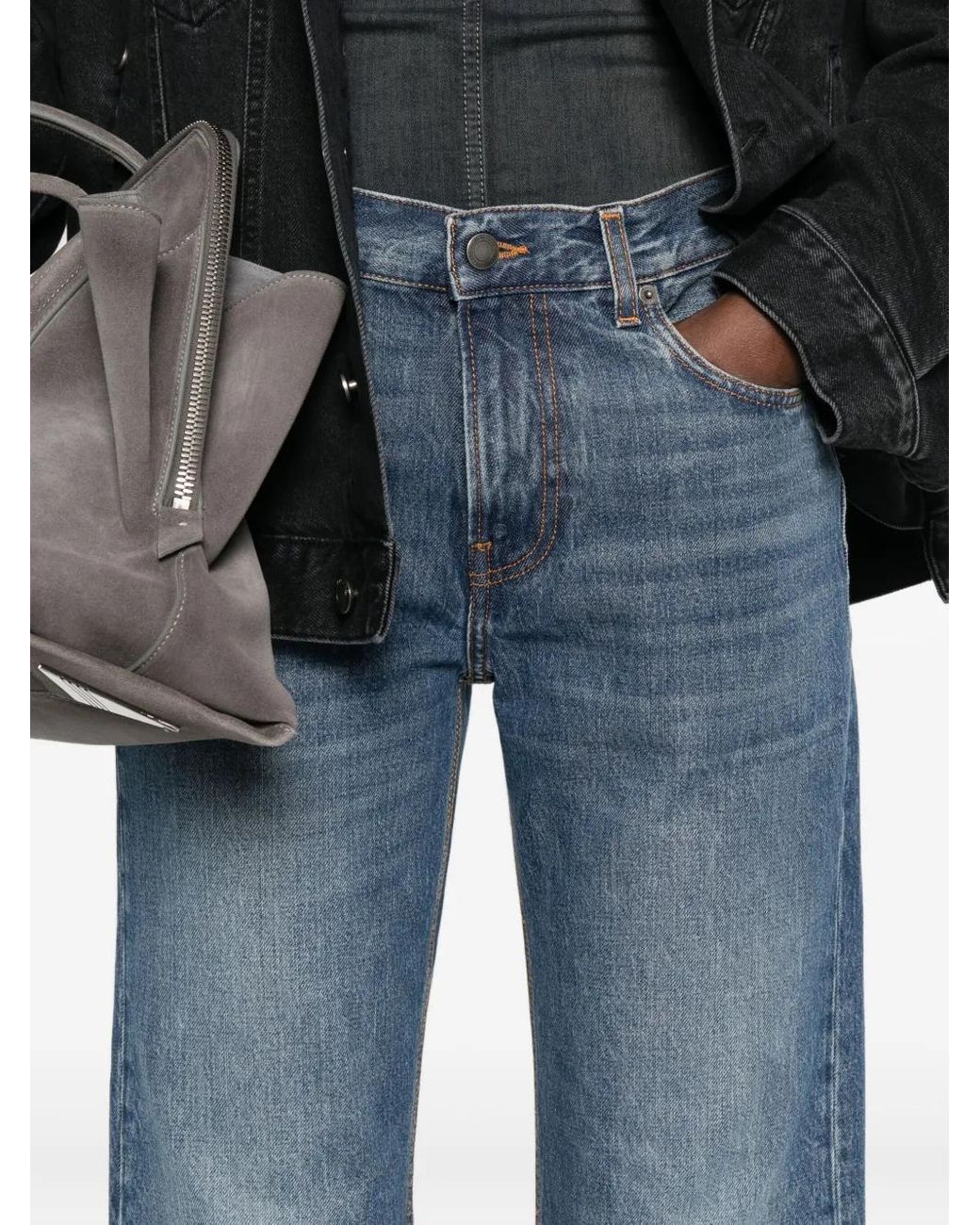 Haikure Blue Cleo Dark-Wash Jeans