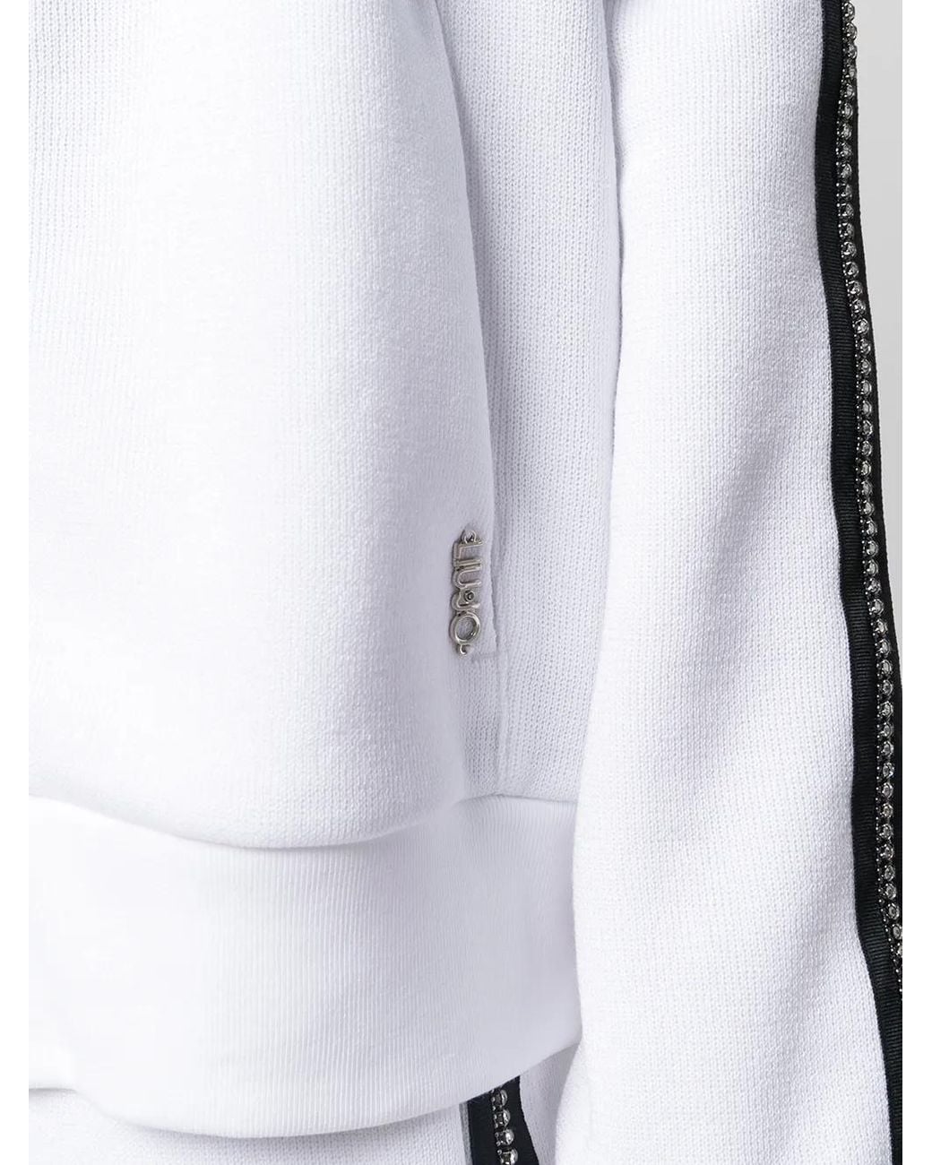 Liu Jo Blue Side-Stripe Track Jacket