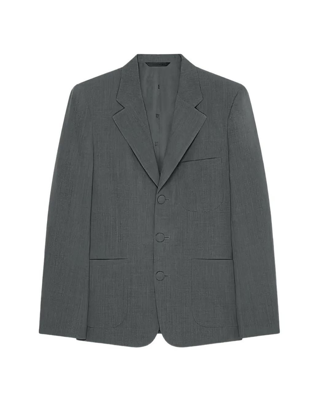 Givenchy Gray Schoolboy Single-Breasted Jacket