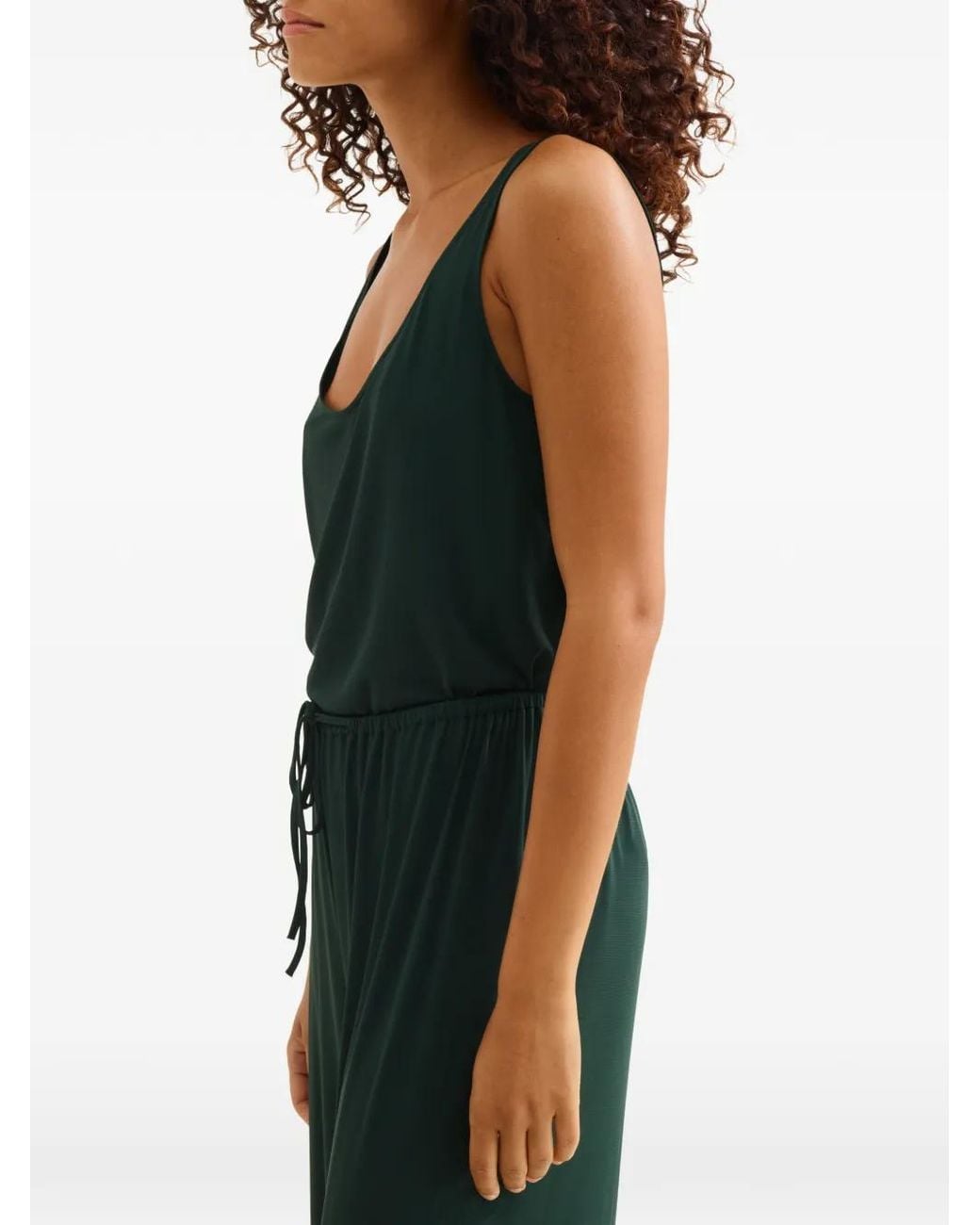 Eres Green Anae Scoop-Neck Top
