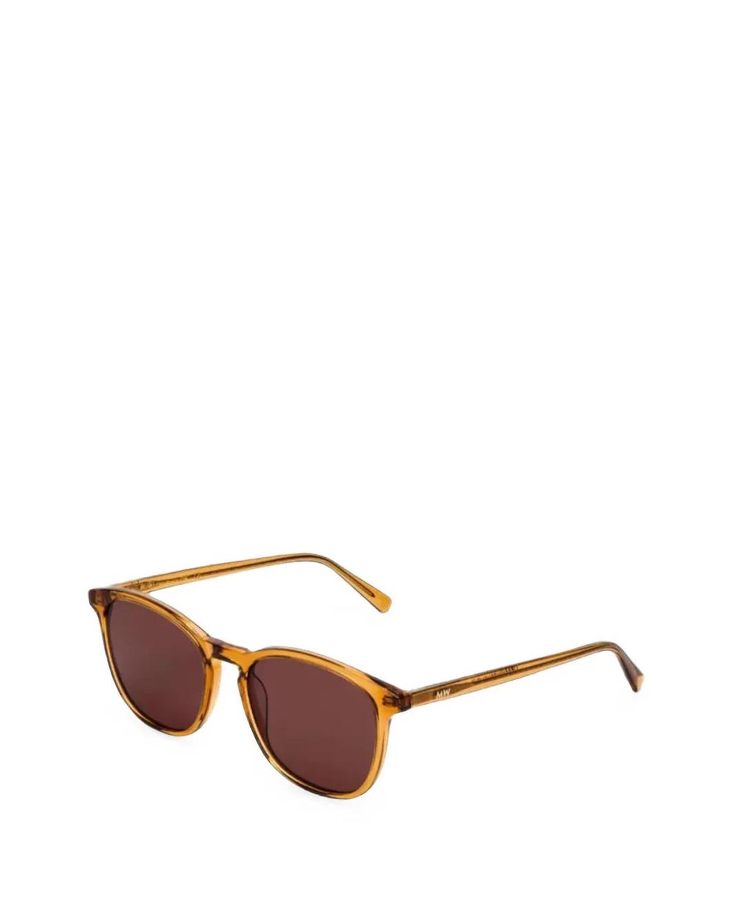 Messyweekend Orange Sean Round-Frame Sunglasses