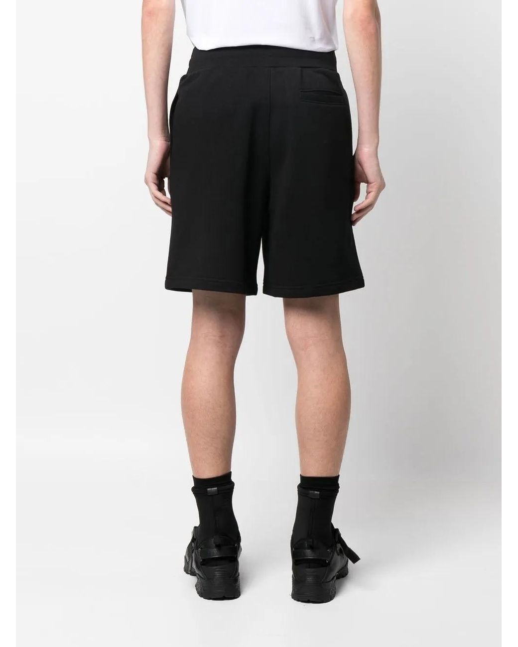 Moschino Black Cotton Clothing Shorts for men